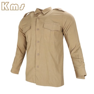 Uniforme tactique KMS personnalisé en tissu rip-stop kaki, 2 poches, activité<span class=keywords><strong>s</strong></span> de plein air, entraînement, décontracté, <span class=keywords><strong>Coyote</strong></span> BDU, uniformes tactiques - Product Image 4