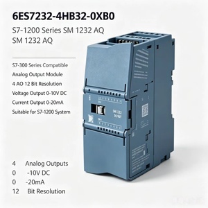 6ES7232-4HB32-0XB0, 6ES7 232-4HB32-0XB0, pour module de sortie analogique PLC SIMATIC S7-1200 SM1232, module d'extension 2AO - Product Image 1