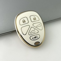 Casing Kunci Mobil OEM Soft TPU untuk Buick GL8 Enam Tombol Smart Fob Anti Gores Pelindung Grosir