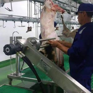 Nouvelle machine <span class=keywords><strong>à</strong></span> peler la peau de chèvre clé en main, dépecatrice motorisée pour peaux de mouton, équipement d'abattoir en acier inoxydable, Halal pour moutons et agneaux - Product Image 6
