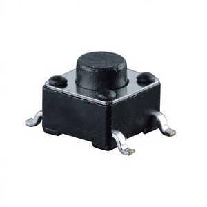 4.5x4.5mm SMT 택트 스위치 시리즈 4핀 SMD 촉각 푸시 버튼 스위치 3.8/4.3/4.5/4.8mm H 4.5*4.5 12V 50mA 황동 스테인리스 스틸 - Product Image 1