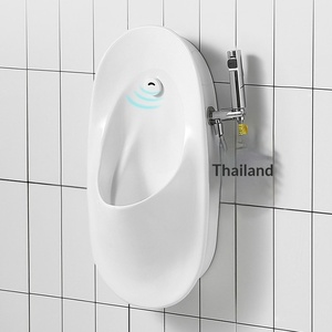 <span class=keywords><strong>Orinatoio</strong></span> Moderno Ellittico a Parete in Ceramica con Sensore, Doppio Scarico e Design Portatile - Product Image 1