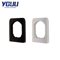 YOUU Embout de raccordement personnalisé 20 mm noir en PC à visser, certifié AS/NZS MF20-BK pour entrée/sortie de caravane