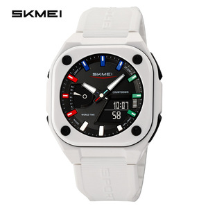 Montre de sport numérique étanche pour homme 2328 avec cadran texturé de 44,8 mm, chronomètre hebdomadaire multi-fonctions, chronographe populaire - Product Image 6