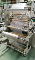Machine de scellage latéral automatique en plastique Bopp, machine de fabrication de sacs à commande informatique avec scellage à chaud et découpe à chaud