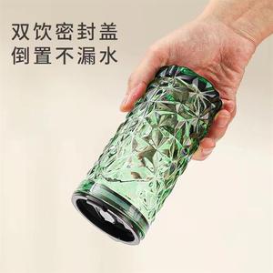 Vaso de Vidrio Transparente con Tapa y Pajita para Beber Café, Té con Leche, Agua, Vasos para Bebidas - Product Image 6