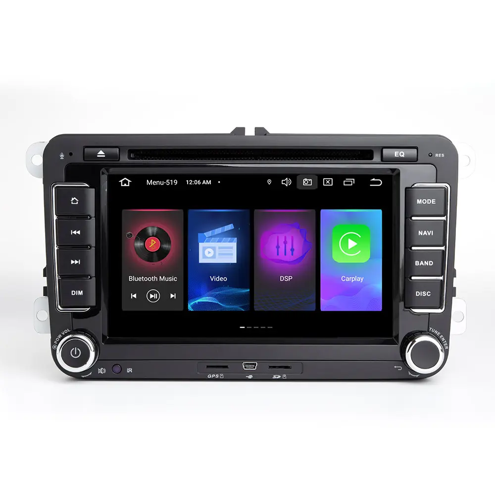 MEKEDE — lecteur dvd avec RADIO, Navigation GPS et Audio, pour VW/Volkswagen/POLO/PASSAT B6/Golf/TOURAN/SHARAN, Android 11 8core, 7 pouces