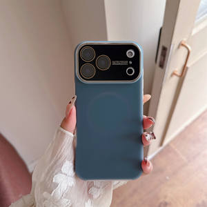 Funda de gel con tacto de piel y ventana grande, magnética, de cobertura total y a prueba de golpes, compatible con iPhone 17 Pro Max - Product Image 3