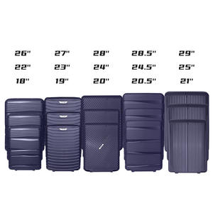 Ensemble valise en PP rigide semi-fini 12 14 18 20 21 22 24 25 26 27 28 29 30 32 34 pouces <span class=keywords><strong>2</strong></span> 3 4 5 6 8 12 Bagages - Product Image 2