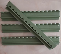 Supports de Mahjong de Luxe en Bois Massif, 20'' de Long, Vert Menthe Clair, Ensemble Double de Supports et de Poussoirs de Mahjong Multicolores pour 4 Joueurs