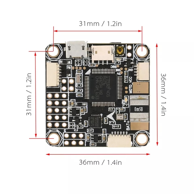 SP Racing F4 Flight Controller Control Board Upgraded F3 CC3D NAZE32 for DIY FPV Mini RC Racing Drone