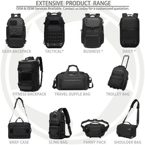 Mochila Antirrobo para Hombre OZUKO 9309 Impermeable para Laptop con Compartimento para Zapatos, Mochila Expandible de Gran Capacidad para Exteriores - Product Image 2