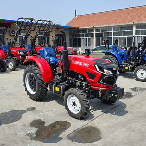 גלגל הסיטונאי 4 x4 קומפקטי 50hp 60hp 80hp 100 כ "ס חוות מיני גן טרקטורים עם מכסחת - Product Image 1