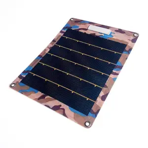 Tragbares Telefon aufladen Solar panel Camping Dünnschicht biegbare 8w Solar matte mit USB