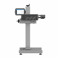 Machine de marquage laser CO2 dynamique industrielle haute vitesse pour codage de date, facile à utiliser pour la ligne de production et le marquage de logos