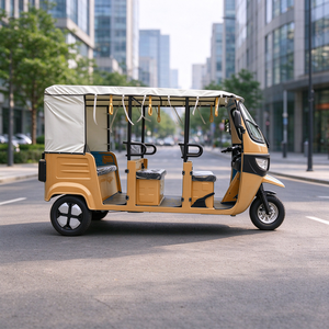 Nuovo Tuk Tuk Elettrico 2026 per il Sud-est Asiatico, Omologato EEC COC CE, 72V120AH, 4 Passeggeri, Autonomia 130-140km, Benvenuto OEM - Product Image 1
