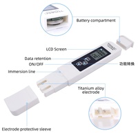 Testeur d'eau numérique TDS/TDS de couleur blanche, outil de mesure, livraison gratuite