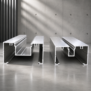 Perfiles de Aluminio Anodizado de la Serie 6000 para Ventanas y Puertas, Extrusiones Industriales de Aluminio para Construcción y Cocina - Product Image 3