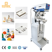 Machine d'impression tampon automatique à grande vitesse DOYAN à 2 couleurs pour bouteilles en plastique de 2 ml à 100 ml