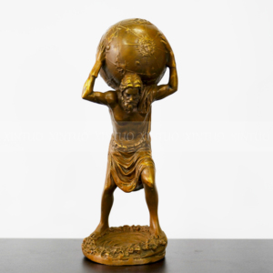 <span class=keywords><strong>Titan</strong></span> griego <span class=keywords><strong>Atlas</strong></span> Holding World Globe Estatua de bronce Escultura Figura Astronomía Adornos Decoración de escritorio - Product Image 6
