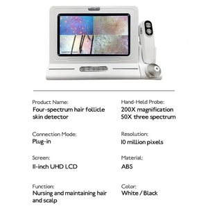 กล้อง HD วิเคราะห์ผิวหน้าและหนังศีรษะ พร้อม Wi-Fi ตรวจจับรูขุมขนอัจฉริยะ - Product Image 6