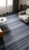 Teppichmuster Quadratische Matte PVC Selbstklebende Gestreifte Vinyl-Fliesen Wasserdichter Bodenbelag für Büro und Zuhause 1,8mm Dick Hergestellt in China