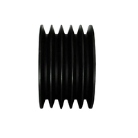 Polea Industrial SPA200 de Hierro Fundido con 5 Ranuras y Bloqueo Cónico, con Buje Cónico 3020 de 25-80 mm para Transmisión de Potencia