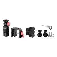 Alliage d'aluminium CNC 360 °   Kit de prise de vue avec poignée rotative, charge utile de 5 kg, pour GoPro 13, Insta360 X6 X5, DJI OSMO 360 II, caméras d'action