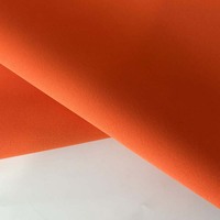 Feuilles de cuir PU synthétique 0,8 mm en gros, tissu en microfibre suédée pour chaussures