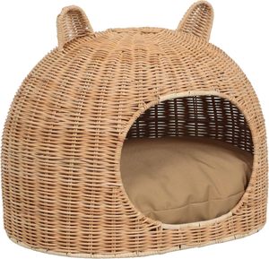 Cama Ecológica para Perros y Gatos, Tipo Cueva, para Todas las Estaciones, Sólida, Suave, de Alta Calidad, Desmontable y Lavable, para el Descanso y el Sueño de las Mascotas - Product Image 5