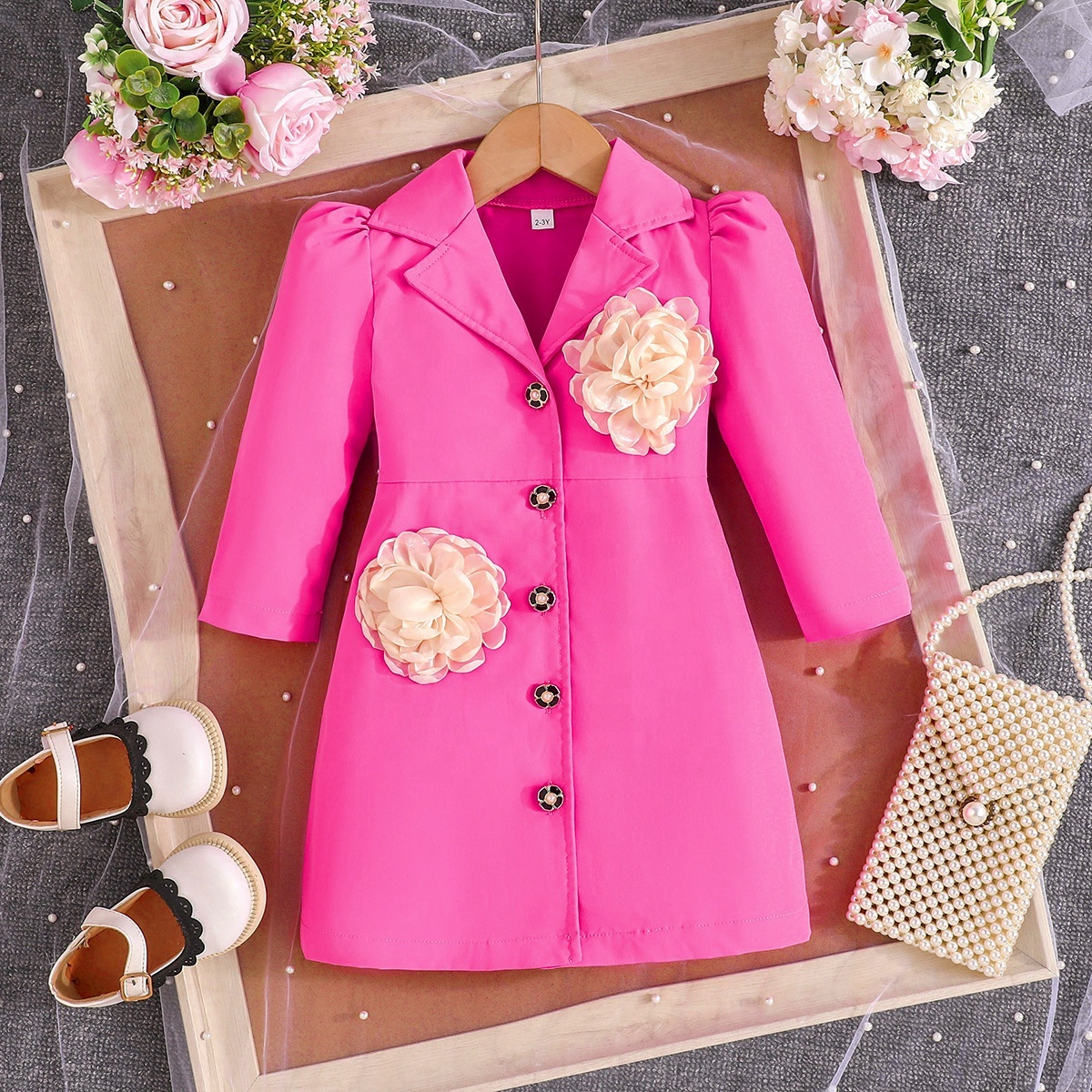 Trending Pink and Black Blazer - Customizable Fashion