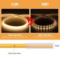 Tira de Luz LED COB de 100m 220V Sin Controlador Impermeable para Exteriores Tira de Luz LED Flexible para Decoración de Jardín