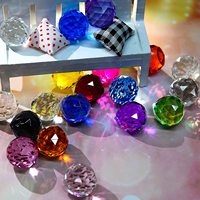 Boules d'éclairage en cristal à prisme clair, 15mm 20mm 30mm 40mm, vente directe d'usine, nouveau