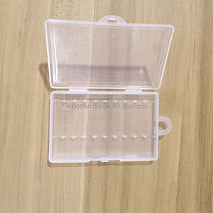 Caja de herramientas de plástico transparente barata para oficina y escuela, caja de almacenamiento transparente de PP, caja de embalaje para Cartucho de tinta de pluma estilográfica de 10 Uds. - Product Image 2