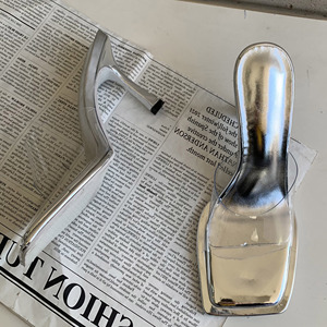 Sandales à talons aiguilles transparentes en cristal pour femme – Idéales pour l'été, les soirées et les sorties en extérieur - Product Image 3