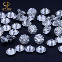 Moissanite suelta 1.0CT DEF VVS1 piedra de corte redondo de Moissanite 8H8A Diamante de Moissanite de ajuste espumoso