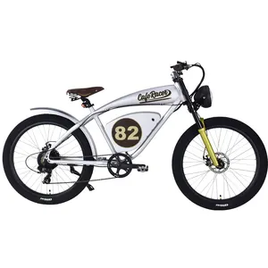 גבוהה כוח 48V סוללה 750 ואט בציר חשמלי קפה רייסר ebike