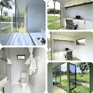 Sinoy <span class=keywords><strong>Casa</strong></span> Prefabbricata Portatile 40FT Tiny Home Pronta per la Spedizione Lussuosa Cabina Apple Container Capsule House - Product Image 4