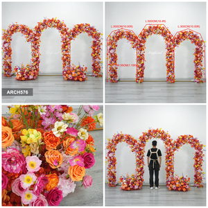 Arco Floral Decorativo, Arco de Flores Artificiales Resistente para Bodas, Decoración de Fondo para Eventos y Fiestas al Aire Libre - Product Image 3