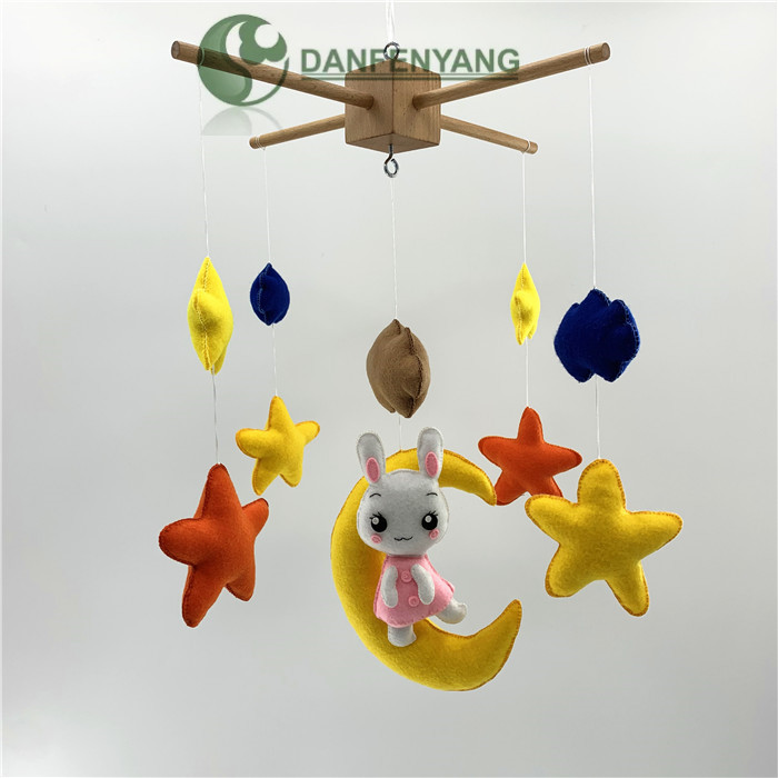 Милая кровать висит фетр Мобильный ребенок игрушка для детей