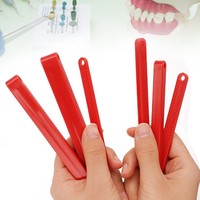 Bâtonnets à mâcher résistants aux morsures pour enfants Oral Muscle Speech Training Rod Set Rod Arrangement Jaw Grading Bite Blocks