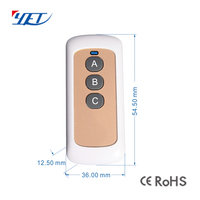 Boîtier de télécommande tactile multi-interrupteurs pour portail/porte/garage d'automatisation YET185