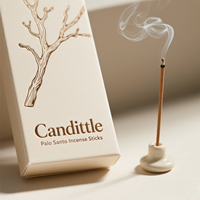 Bâtons d'encens parfumés en gros sur mesure, étiquette privée, parfums de haute qualité, bâtons d'encens Palo Santo