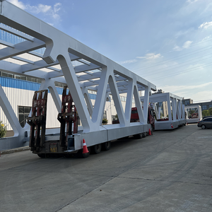 プレハブ鋼製歩道橋は、工場や学校向けの費用対効果の高いソリューションです。手すりと階段付きで迅速な設置が可能です。 - Product Image 6