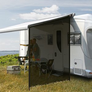 Toldo para Remolque de <span class=keywords><strong>Camping</strong></span> de <span class=keywords><strong>9</strong></span> x 7 Pulgadas, Malla Negra, Bloqueador UV, Toldo Lateral para Autocaravana, Parasol - Product Image 3