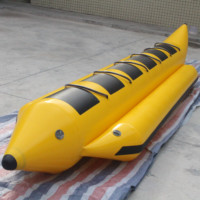 Bateau banane gonflable personnalisé 5 personnes poisson volant gonflable pour le surf