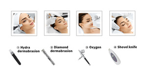 Multifunctional High Frequency Oxygen Jet Peel Hydro Dermabrasion Blackhead Remover Vacuum Facial Machine Touchscreen 2-Year - Product Image 3