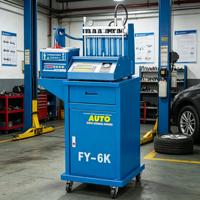 Probador de Inyectores de Combustible Multifuncional FY-6K con Pantalla LCD y Banco de Pruebas Ultrasónico