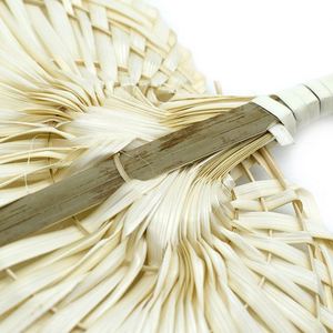 Natural Craft Weave Hand Fan Palm <b>Leaf</b> Hand Fans Handmade Fans - Product Image 5