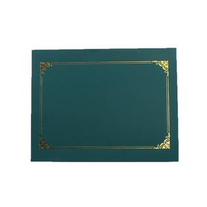 Porte-documents en papier A4 avec logo personnalisé, couverture de certificat, porte-diplôme, porte-documents pour cadeau promotionnel. - Product Image 4